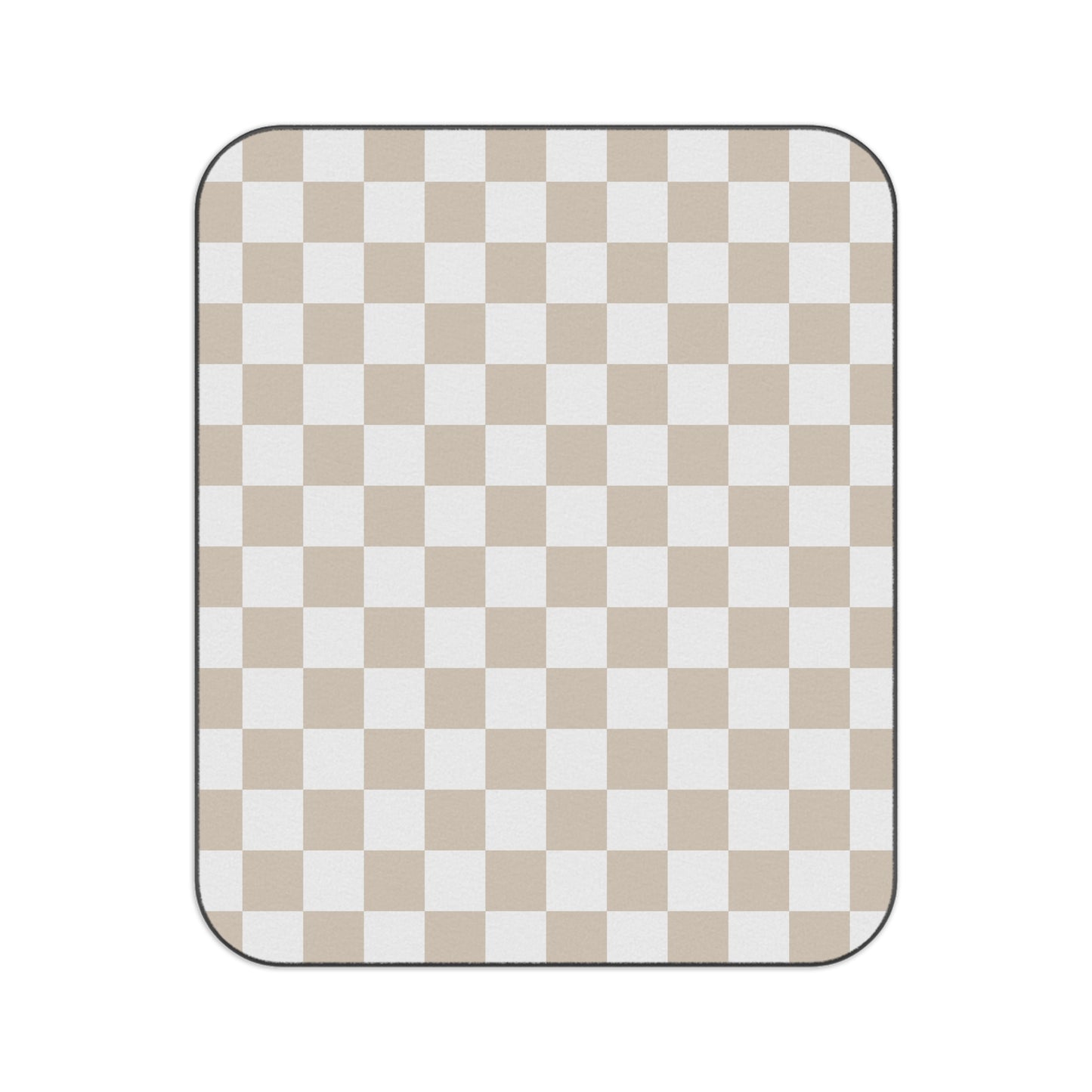 Neutral Checkered Picnic Blanket