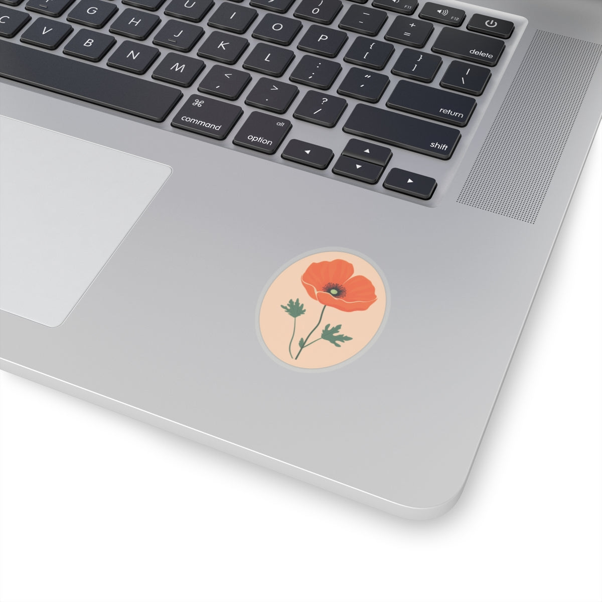 California Poppy Sticker, Flower Sticker, Planner Sticker, Laptop Decal