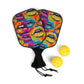 Bright Retro Lips Pickleball Kit