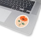 California Poppy Sticker, Flower Sticker, Planner Sticker, Laptop Decal