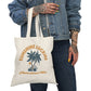 Happiness Comes in Waves Natural Tote Bag