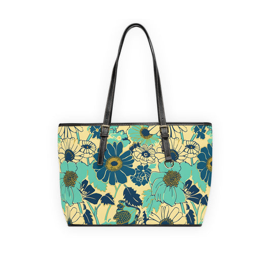 Blue Botanicals Shoulder Purse Bag