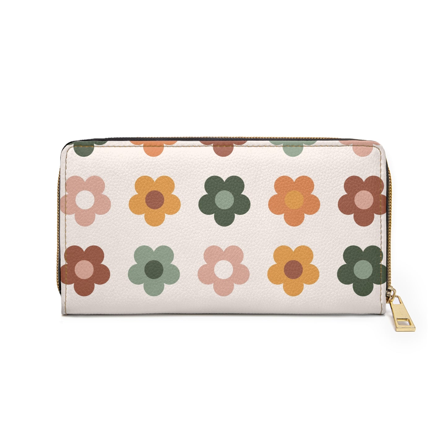 Boho Florals Zipper Wallet