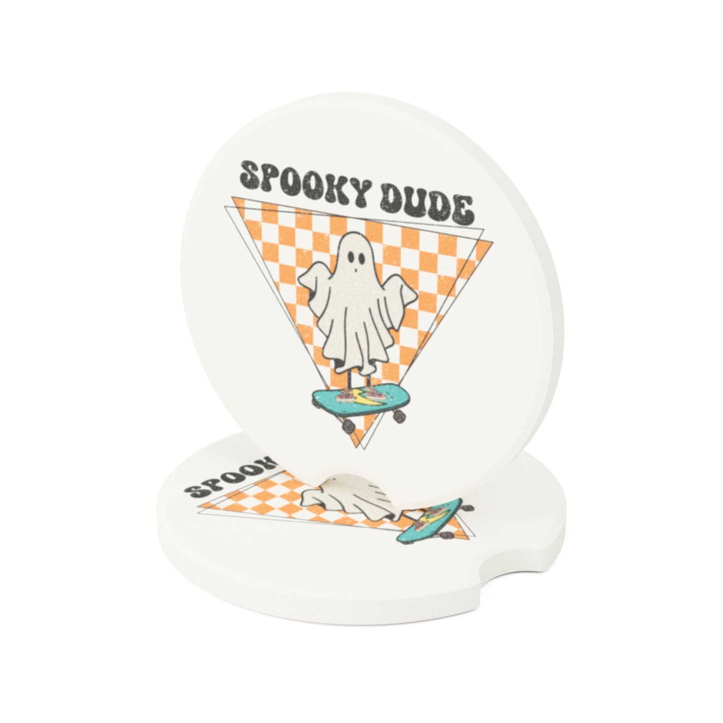 Spooky Dude Soapstone Car Coaster