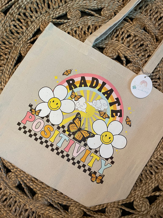 Radiate Positivity Tote Bag