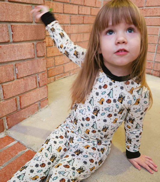 Trick-o-Saurus Halloween 2 Piece Pajamas