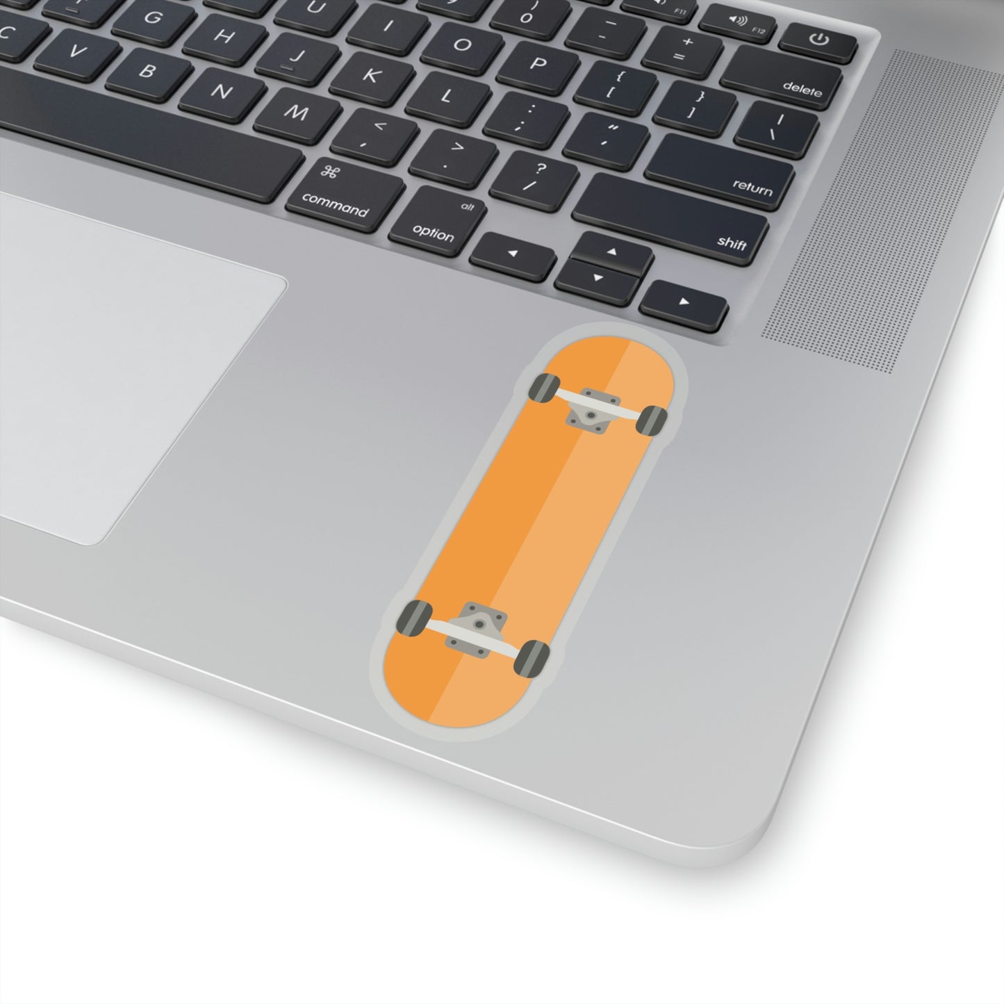 Orange Skateboard Sticker