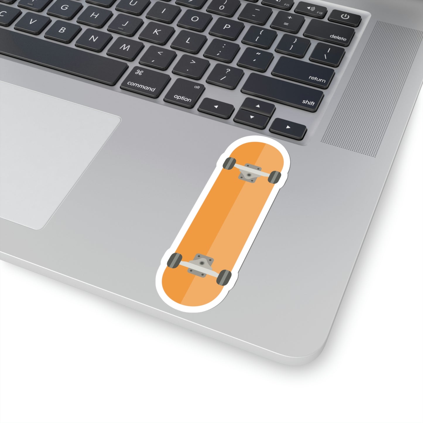 Orange Skateboard Sticker