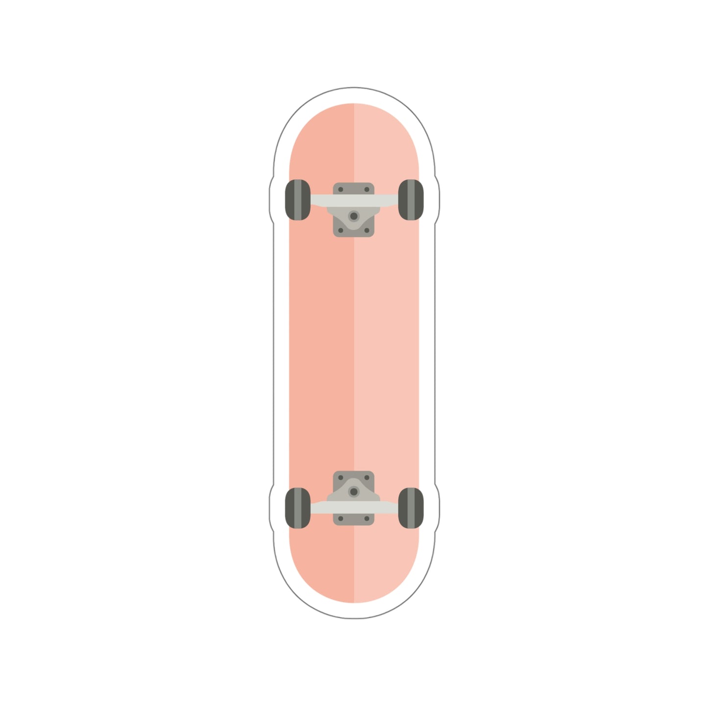 Pink Skateboard Sticker