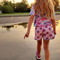 Girls Pink Smiley Boardshorts