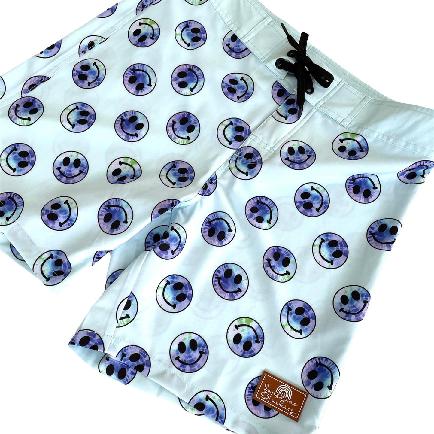 Blue Smiley Men's Boardshort